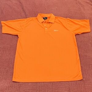 Titleist men’s size XXL Bright Orange Golf Polo short sleeve shirt